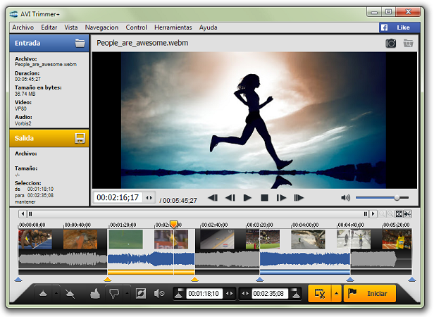 avi trimmer spain screen 1