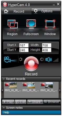 HyperCam 4 4.0.1510.21 screenshot