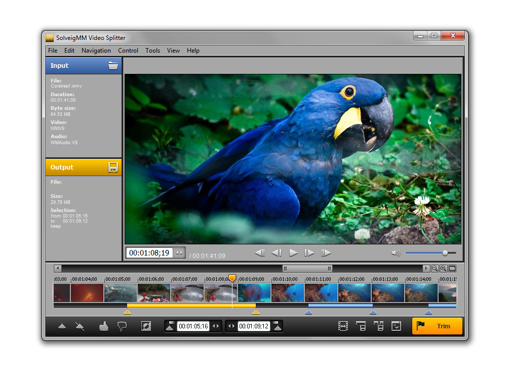 Click to view SolveigMM Video Splitter 3.0.1202.8 screenshot