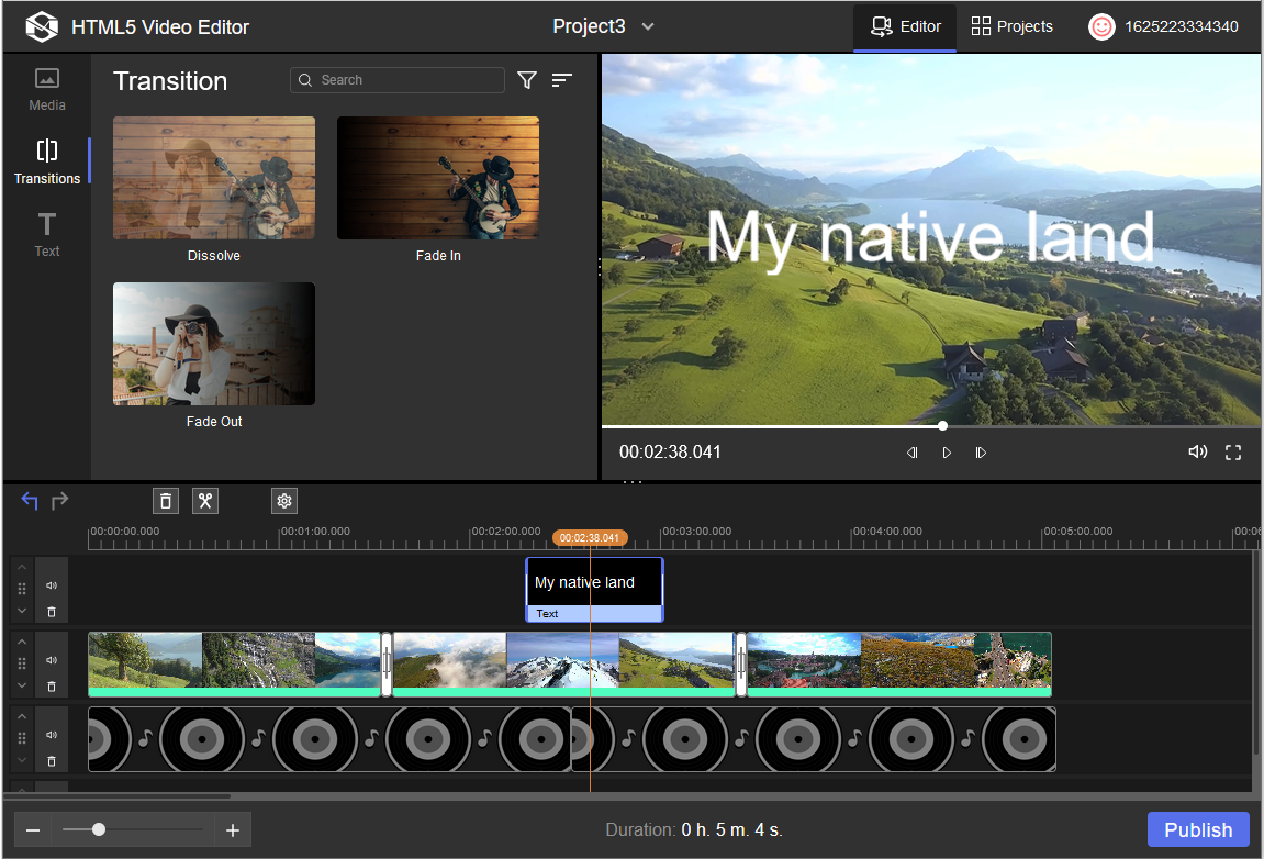 Выпуск HTML5 Video Editor