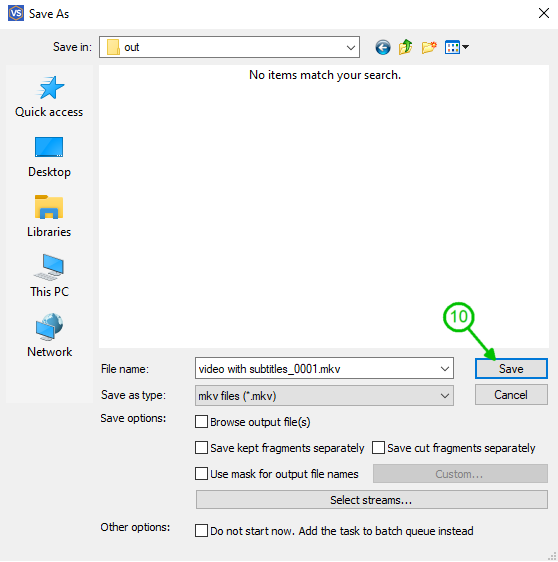 Video Splitter - Step 8