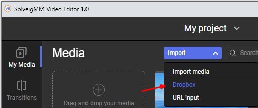 Importing from Dropbox