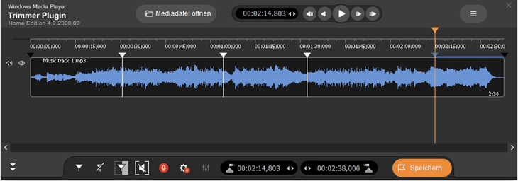 MP3-Datei mit WMP Trimmer Plugin bearbeiten - Bild 5