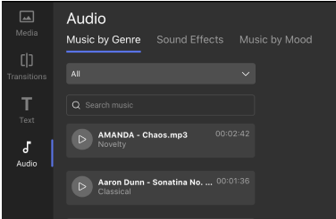 app audio