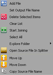 Join Manager context menu