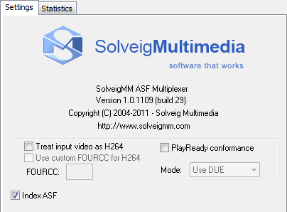 SolveigMM ASF Multiplexer filter