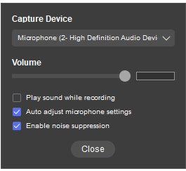 WMP Trimmer Plugin GUI controls, voice over settings