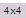 Transform coefficients matrix dimension