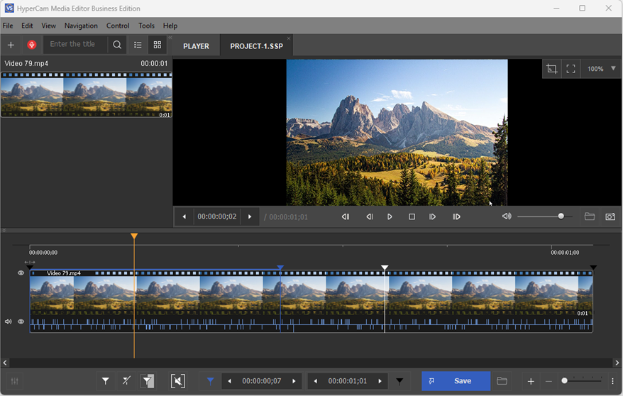 HyperCam Media Editor